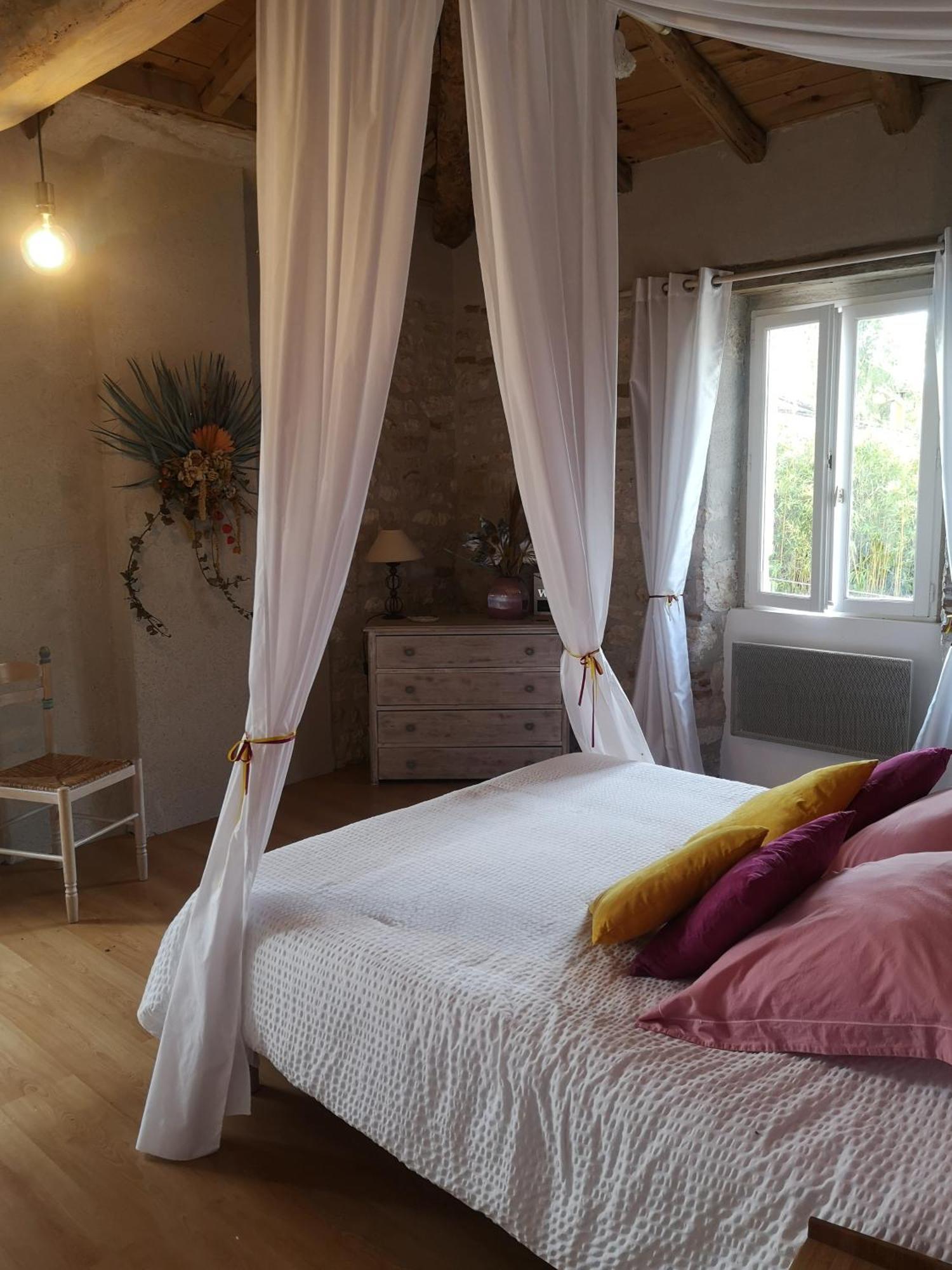 مبيت وإفطار Castelnau-de-Montmiral Castel Mazars الغرفة الصورة